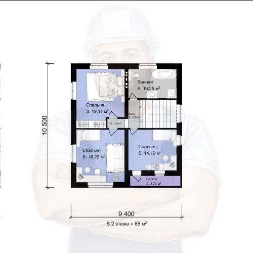 План второго этажа