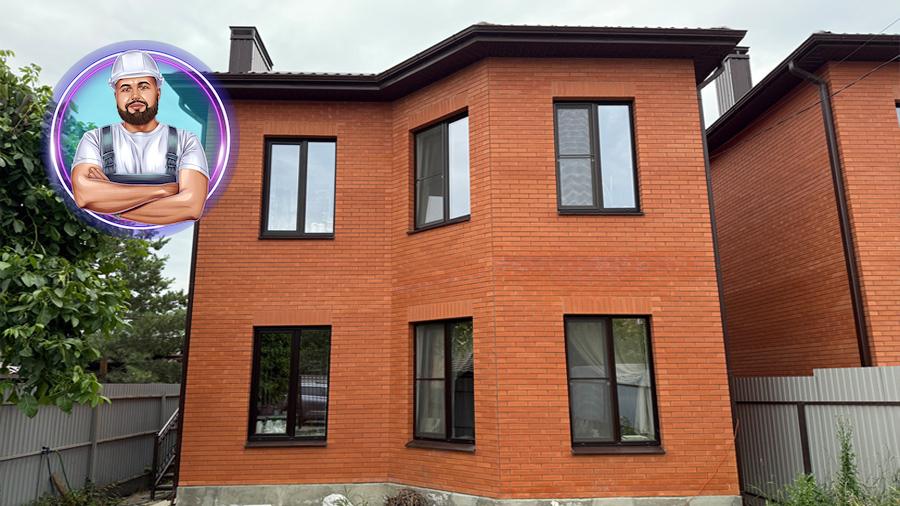 Построенный кирпичный дом 122 м² в Ростове-на-Дону — проект №53