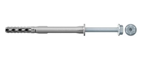 Фасадный дюбель с шестигранным шурупом fischer SXR FUS прессшайбой шлиц TX ОЦ, 10x120 мм — изображение из таблицы испытаний